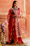 Dilara by Qalamkar Luxury Lawn Collection '21 – HL-03 Red Gali