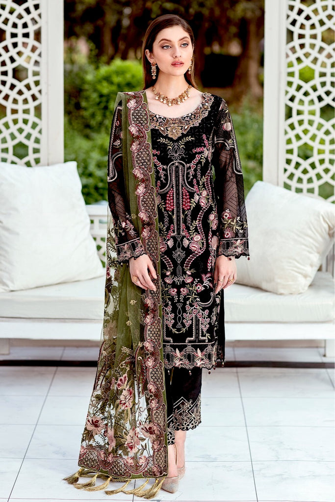 Ramsha Minhal Organza Collection Vol-4 – M-407