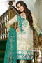 Gul Ahmed Summer 2017 - Light Green 3 PC Embroidered Chantilly De Lace Dress CT-176