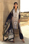 Faraz Manan Luxury Lawn Collection 2019 – Design 20
