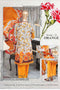 HZ Textiles Diamond Classic Lawn Collection Vol-2 – Design 23 Orange
