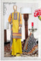HZ Textiles Diamond Classic Lawn Collection Vol-2 – Design 28 Yellow
