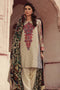 Sana & Samia Embroidered Linen Plachi Collection by Lala – Light Khaki - 5B