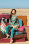 Crimson Luxury Lawn by Saira Shakira – Persian Miniature – Pine