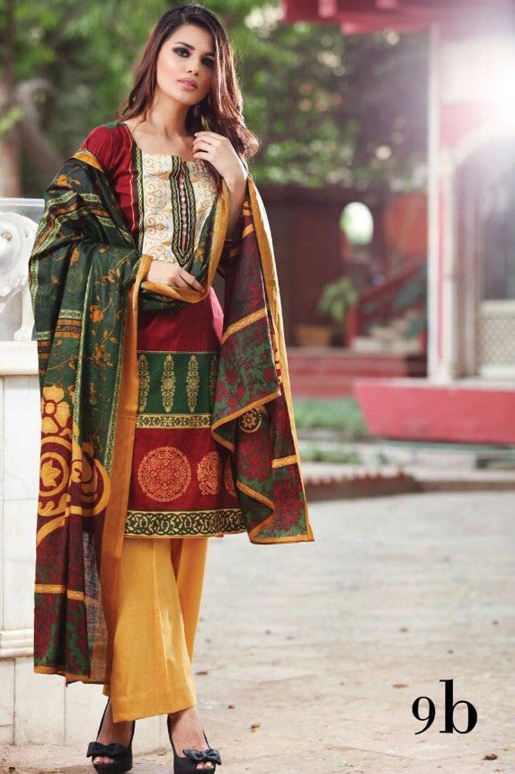 Anum Cambric Collection '16 – 09B - YourLibaas