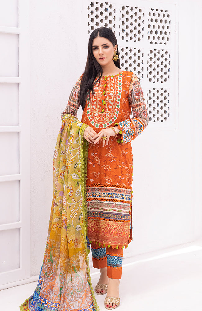 Al Zohaib Colors Digital Printed Lawn Collection – CPB-23-10
