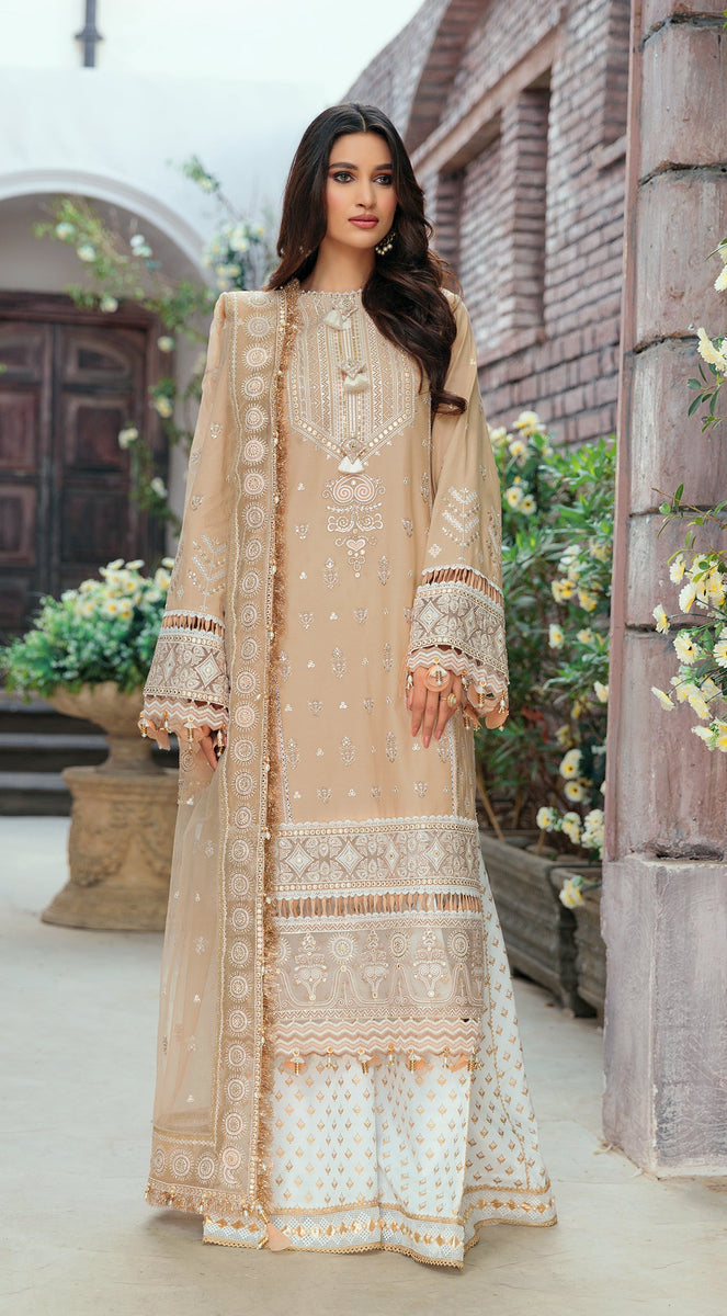 Anaya By Kiran Chaudhry Embroidered Lawn Suits Unstitched 3 Piece AK21KR 05-ESFIR - Summer Collection