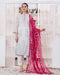 Blanco Semi-Stitched White Chiffon Collection Chapter-2 – D-03