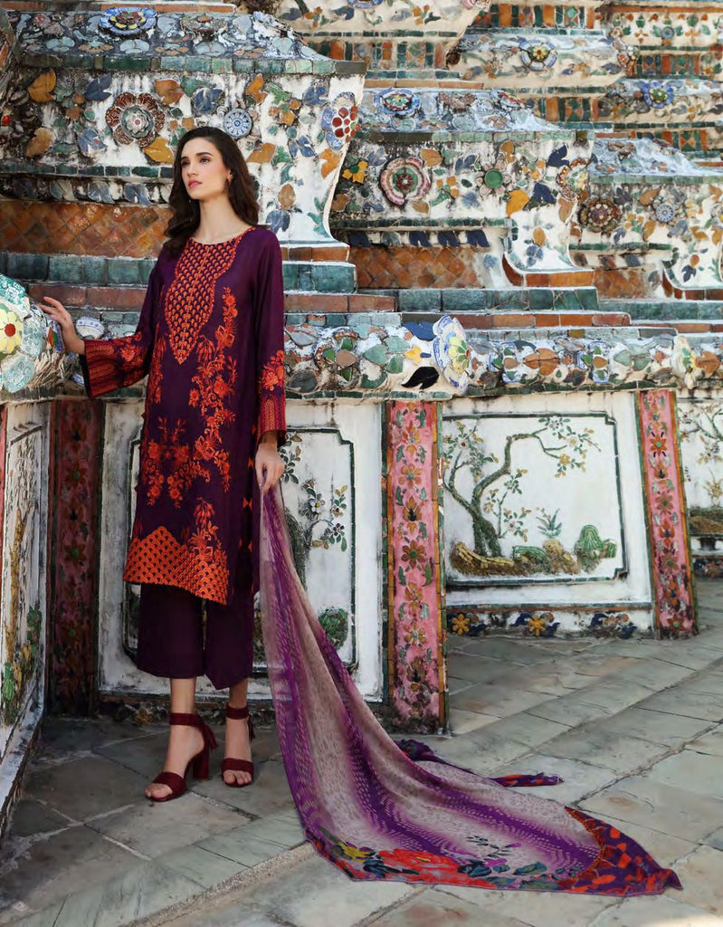 Charizma Embroidered Swiss Voil Collection – CSV-1