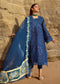 Crimson X Saira Shakira Luxury Lawn Collection 2022 – Jewel by the Beach - 3A - Sapphire