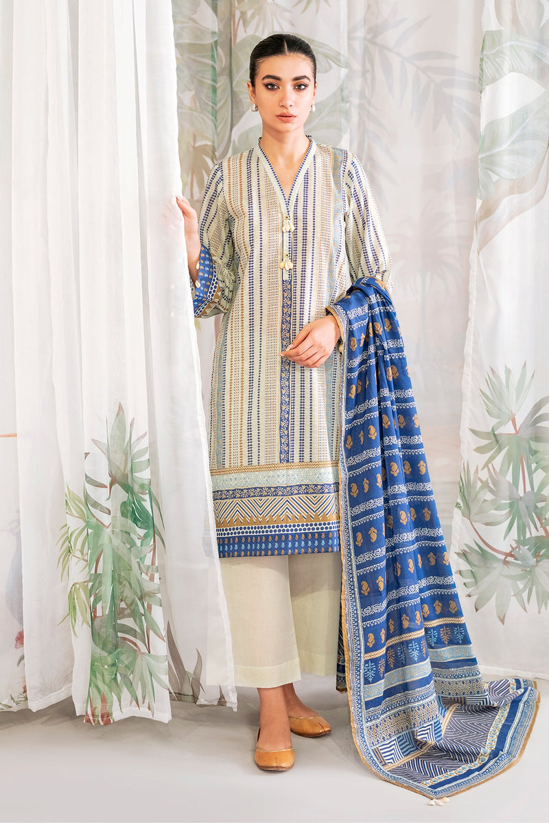 Sahar Women Embroidered Lawn 2 Piece Suit Verdant Lattice - Casual Collection