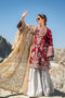 Erum Khan Luxury Lawn Collection 2021 – ER06-ETHNIC SCARLET