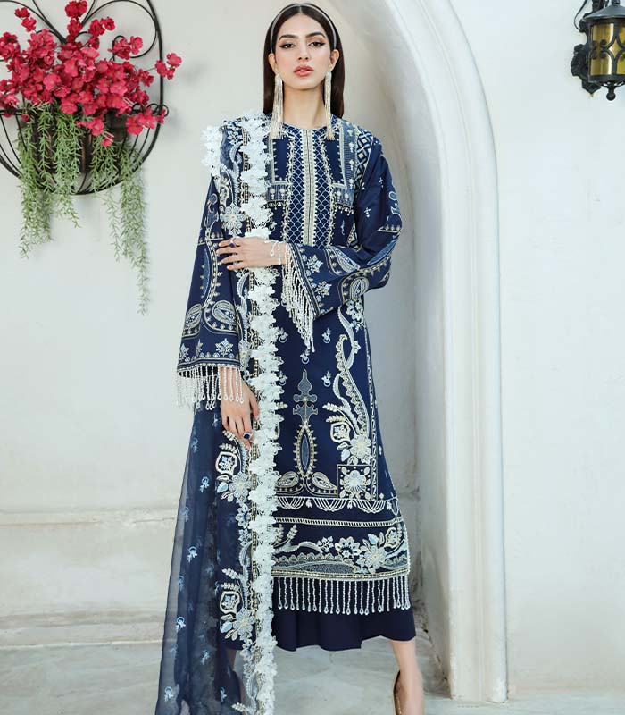 Esha Eshal Summer Lawn Collection 2022 EES802A YourLibaas