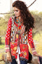 Gul Ahmed Gypsy Folk Lawn Collection - Red 3 PC Bamber Embroidered GL-01