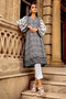Gul Ahmed Black & White Lawn Collection – 2PC Lacquer Printed Lawn Suit BT-12006