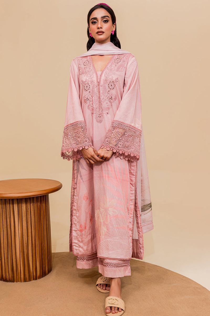 Zoya & Fatima Pret Embroidered Lawn 4 Piece Suit SFR-101