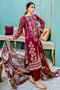 Aabyaan Luxury Lawn Collection 2021 – KIRMIZI (AL-01)