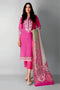 Khaadi Embroidered 3 Piece · Full Suit – B2103001 Pink