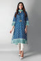 Khaadi Printed 2 Piece Suit · Kameez Dupatta – L2104016 Blue