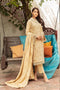 Khoobseerat by Shaista - Peach Embroidery Winter Collection (with Wool Shawl) – DN-287