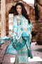 Gul Ahmed Summer 2017 - Sea Green 3 PC Premium Embroidered Chiffon Dress PM-170