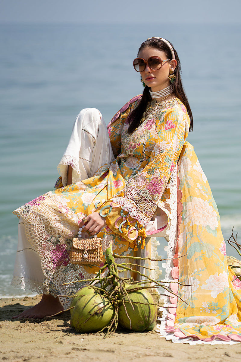 AJR Couture - Abbas Jamil Rajpoot Pret Embroidered Raw silk 4 Piece Suit Lilac