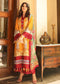 Naushad Imdad Luxury Lawn Collection – Oriol Mustard - NI-LL-007