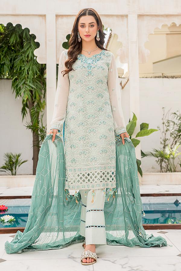 Maryam's Luxury Embroidered Vol-20 – D-04 Nile Mint