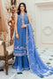 Noor by Saadia Asad · Chiffon Laserkari Collection – D7-AZUL