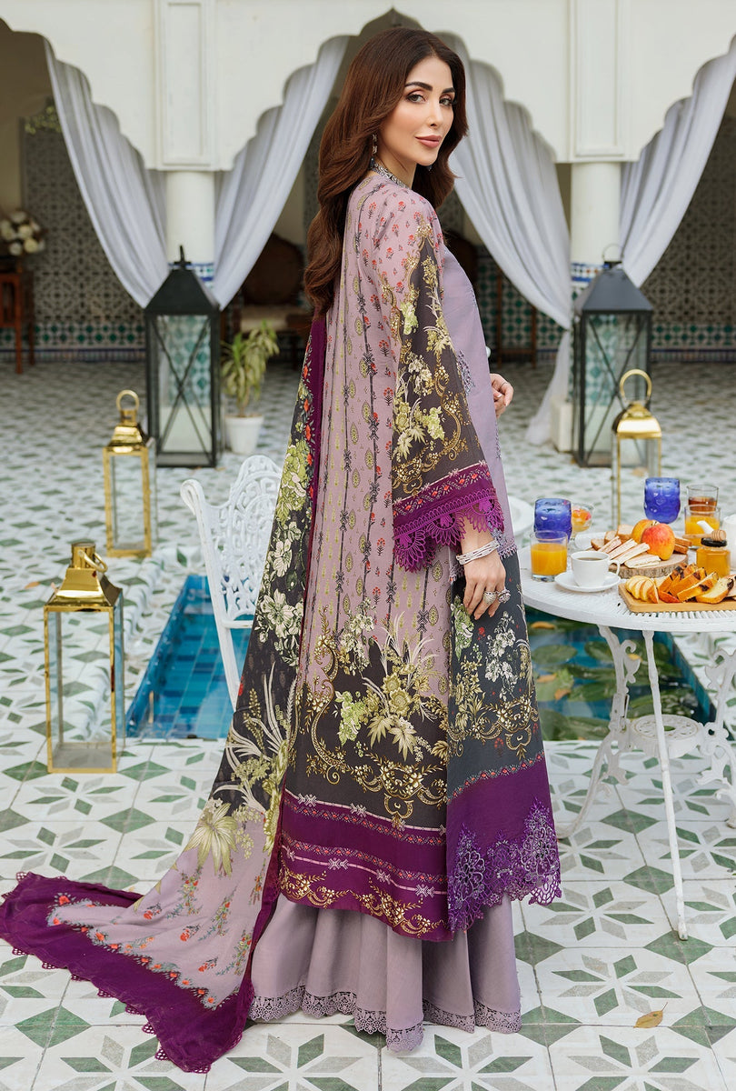 Noor by Saadia Asad Embroidered Prints Woolen Shawl Collection