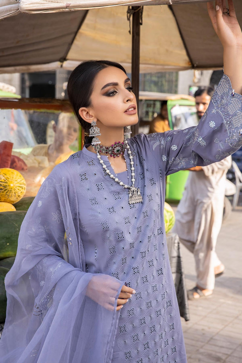 Nureh Bazaar Mukesh Lawn Collection 2022 NS54 YourLibaas