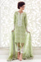 Gul Ahmed Light Green Premium Embroidered Chiffon PM-113