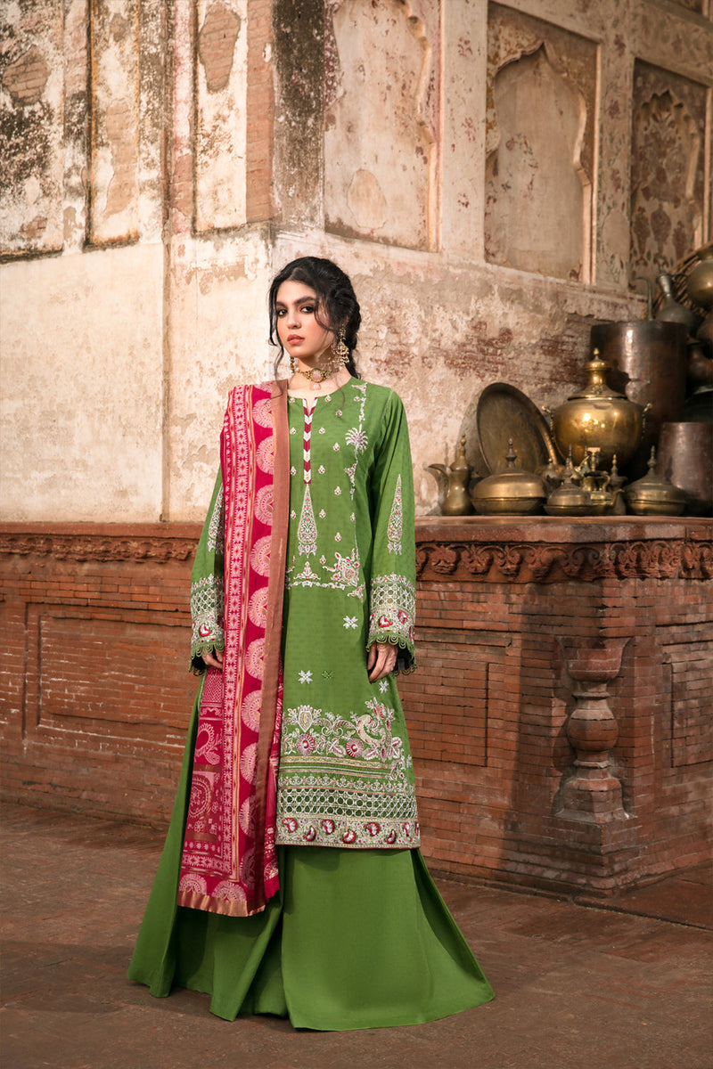 Bulbul By Saira Rizwan Embroidered Dobby Suits Unstitched 3 Piece SR22B SR-03 KANWAL - Summer Collection