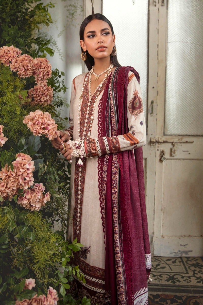 Sana Safinaz | Muzlin Winter 2024 |  M243-025A-3DB main image 1