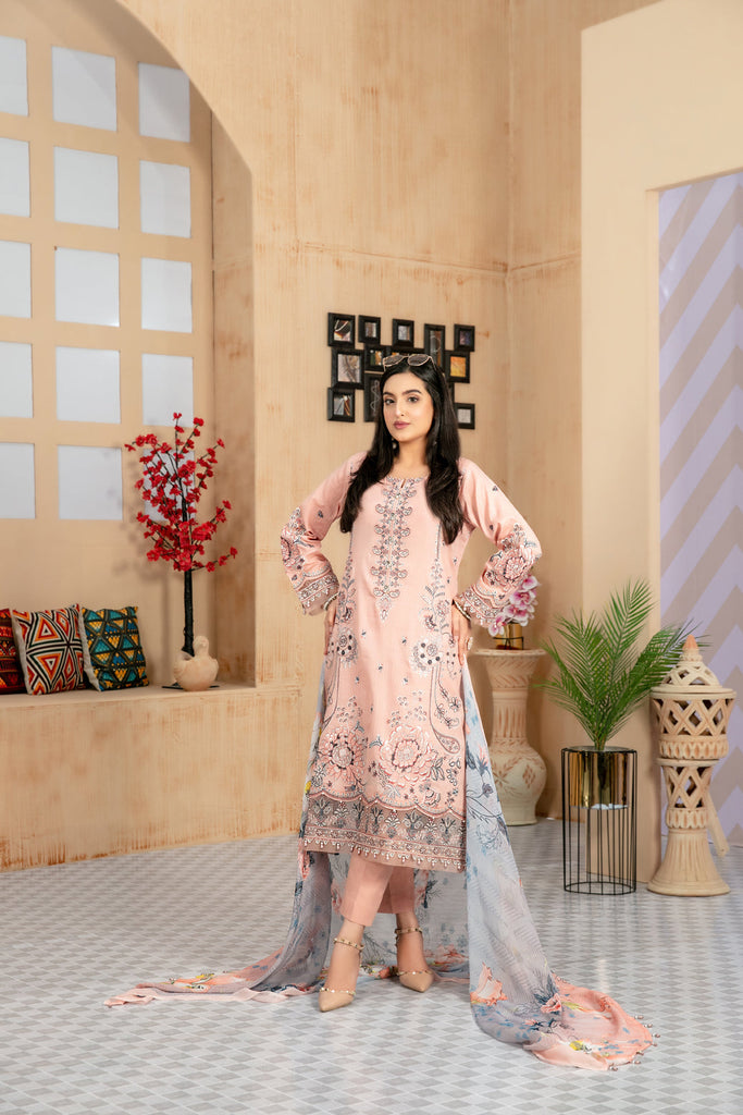 Tawakkal Gulrukh Lawn Collection 2022 – D-6804