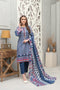 Tawakkal Mahjabeen Stitched Lawn Collection – D-6753