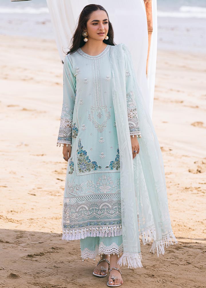 Sagar Kinaray By MNR Embroidered  Suits Unstitched 3 Piece MNR23SK ZWU23-19 MAHWARI - Wedding Collection