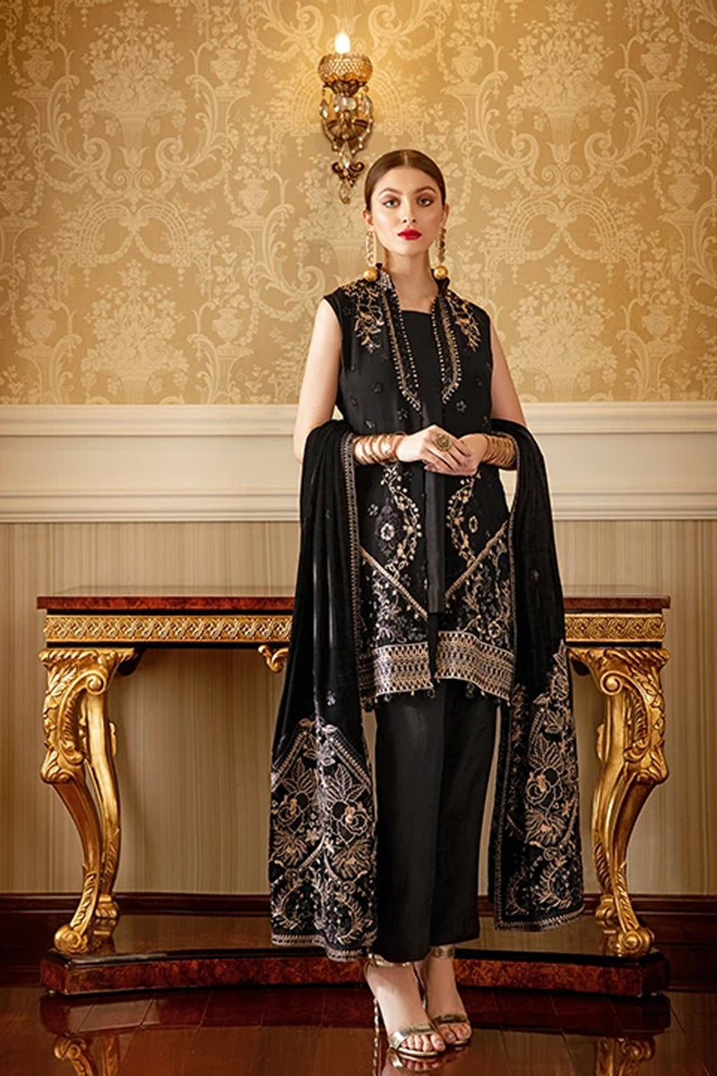 ramsha velvet shawl