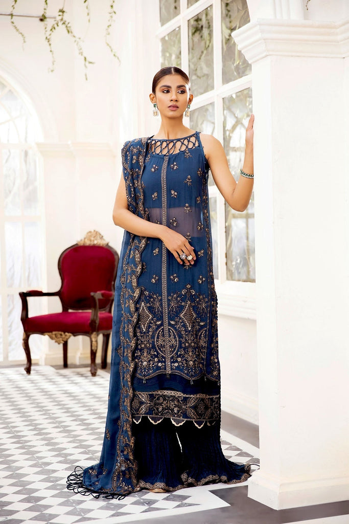 Xenia Pareesia Embroidered Chiffon Collection – TIFFANY