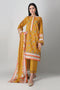 Khaadi Spring Collection 2021 – 3PC Suit · Printed Suit · A21122 Yellow