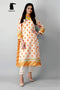 Khaadi Printed 3 Piece Suit · Full Suit – A21280 Cream