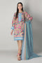 Khaadi Printed 3 Piece Khaddar Suit – AK20418 Beige