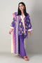 Khaadi Printed 3 Piece Khaddar Suit – AK20420 Purple