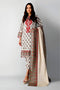 Khaadi Embroidered 3 Piece Suit · Full Suit – B210212 Off-White