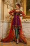 MARIA.B MBROIDERED Wedding Edition – Plum & Maroon (BD-1205)