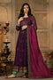 MARIA.B MBROIDERED Eid Collection 2018 Vol. 2 – Plum & Pink (BD-1405)