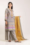 Khaadi Winter Vibe Collection 2019 – CA19502 Grey 3Pc