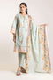 Khaadi Winter Vibe Collection 2019 – CB19502 Blue 3Pc
