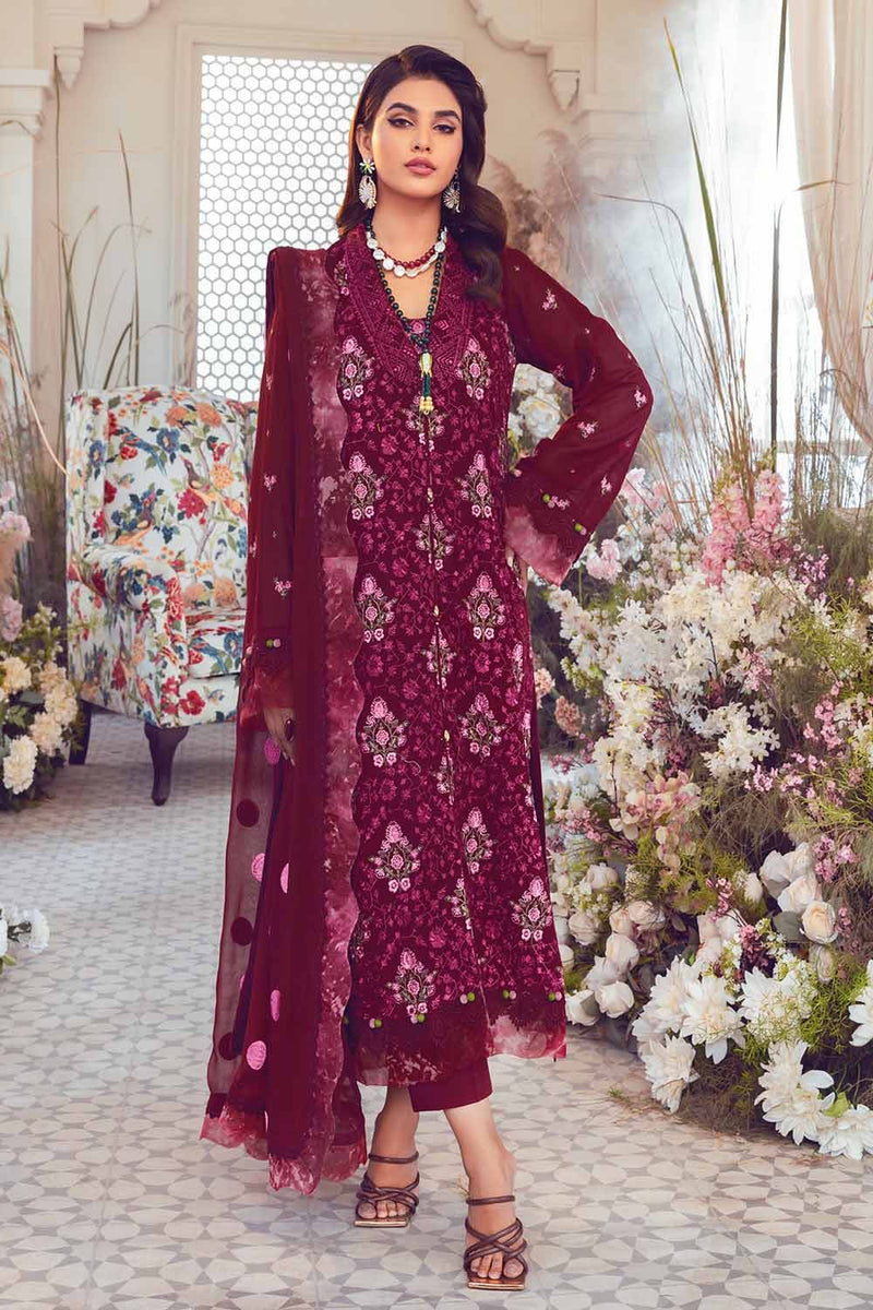 Gul Ahmed Embroidered Swiss Voile Suits Unstitched 3 Piece GA21S LSV 56 - Summer Collection