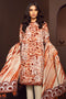 AlKaram Winter Collection – Two Piece Printed Plain Viscose Suit With Printed Plain Viscose Dupatta – FW-27.1-20-Brown